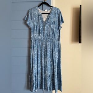 Gap Blue Floral Dress